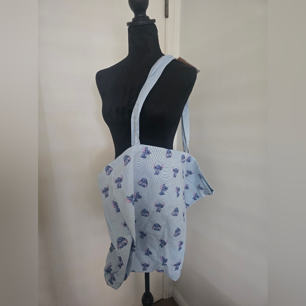 Primark Disney Stitch Blue Tote Bag - Picture 5 of 6